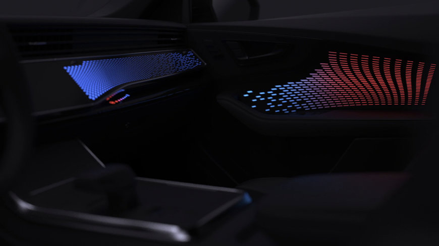 Vehicle interior lighting system top